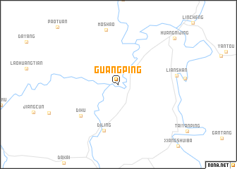 map of Guangping