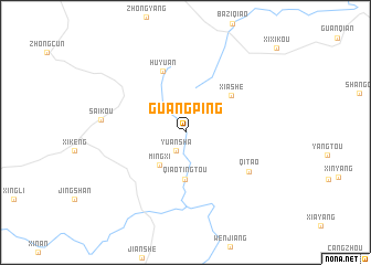 map of Guangping