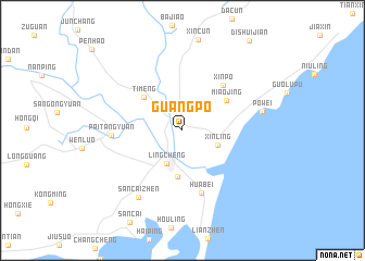 map of Guangpo