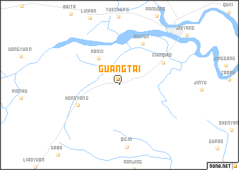 map of Guangtai