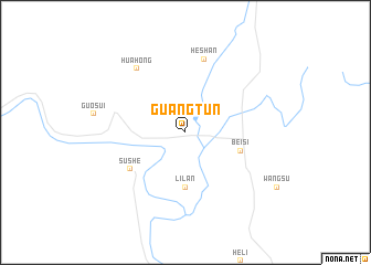 map of Guangtun