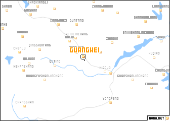 map of Guangwei