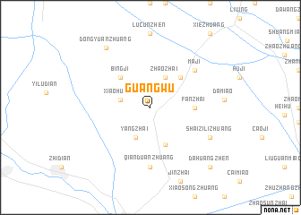map of Guangwu