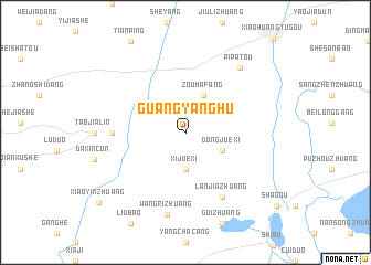 map of Guangyanghu