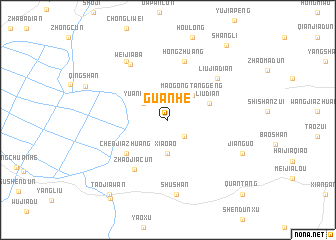 map of Guanhe