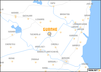 map of Guanhe
