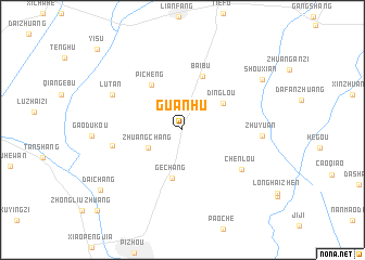 map of Guanhu