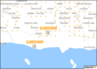 map of Guanímar