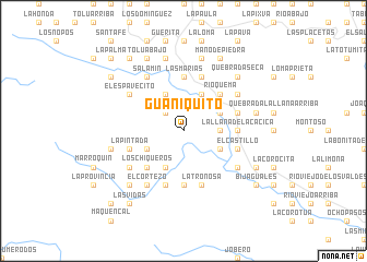 map of Guaniquito