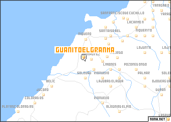 map of Guanito el Granma