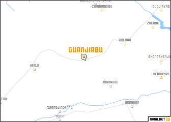 map of Guanjiabu