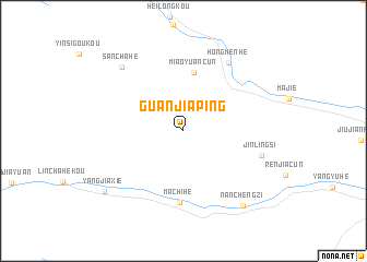 map of Guanjiaping