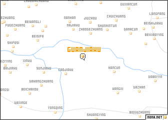 map of Guanjiawu