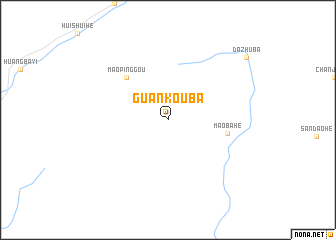 map of Guankouba