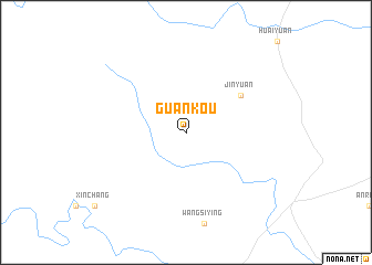 map of Guankou