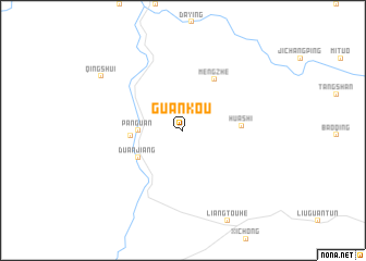 map of Guankou