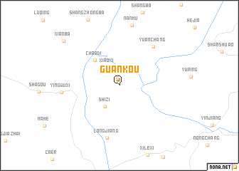 map of Guankou