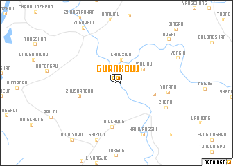 map of Guankou