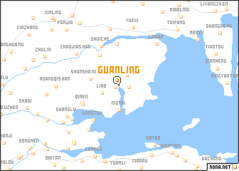 map of Guanling