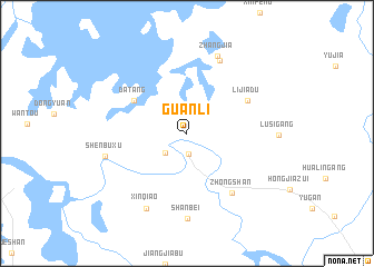 map of Guanli