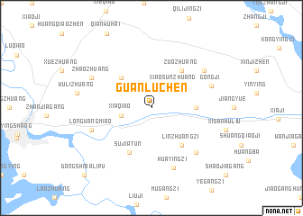 map of Guanluchen