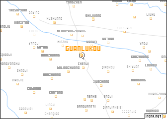 map of Guanlukou