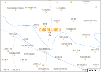 map of Guanlukou