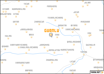 map of Guanlu