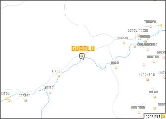 map of Guanlu