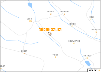 map of Guanmazuizi