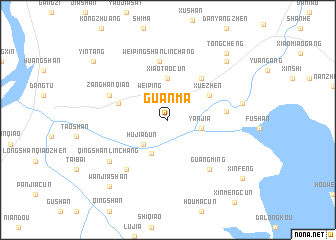 map of Guanma