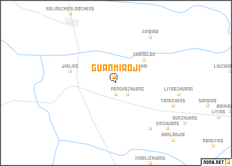 map of Guanmiaoji