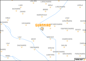 map of Guanmiao