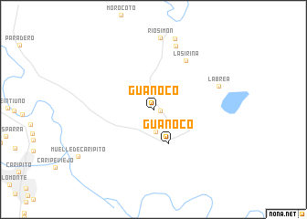 map of Guanoco