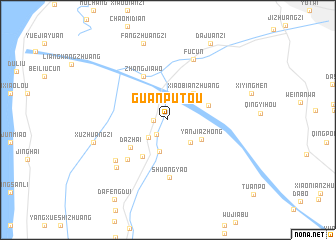 map of Guanputou