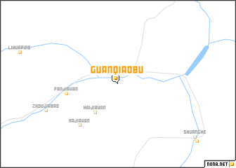 map of Guanqiaobu