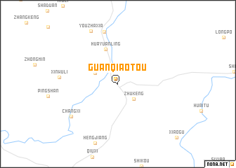 map of Guanqiaotou