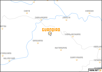map of Guanqiao