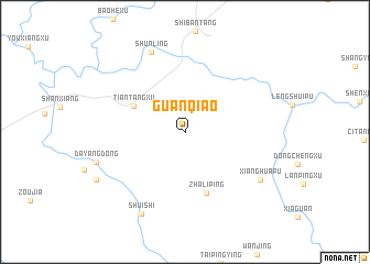 map of Guanqiao