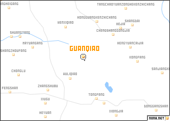 map of Guanqiao