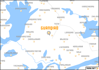 map of Guanqiao