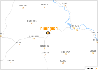 map of Guanqiao