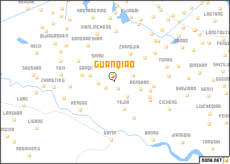 map of Guanqiao