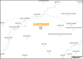 map of Guanshan