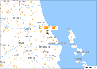 map of Guansiwei