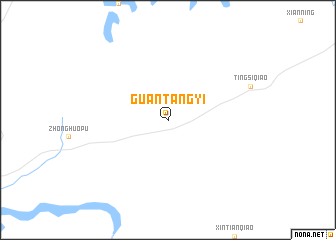 map of Guantangyi