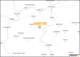map of Guantan