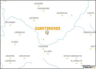 map of Guantaremos