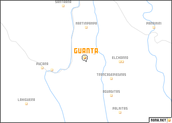 map of Guanta