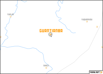 map of Guantianba